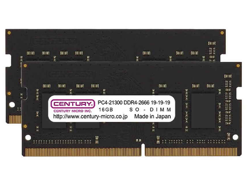 CB16GX2-SOD4U2666H [SODIMM DDR4 PC4-21300 16GB 2���g] �̐��i�摜