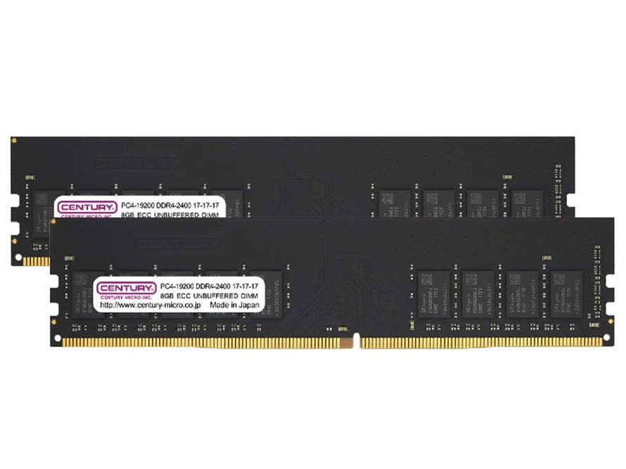 CB8GX2-D4UE2400H [DDR4 PC4-19200 8GB 2���g ECC] �̐��i�摜