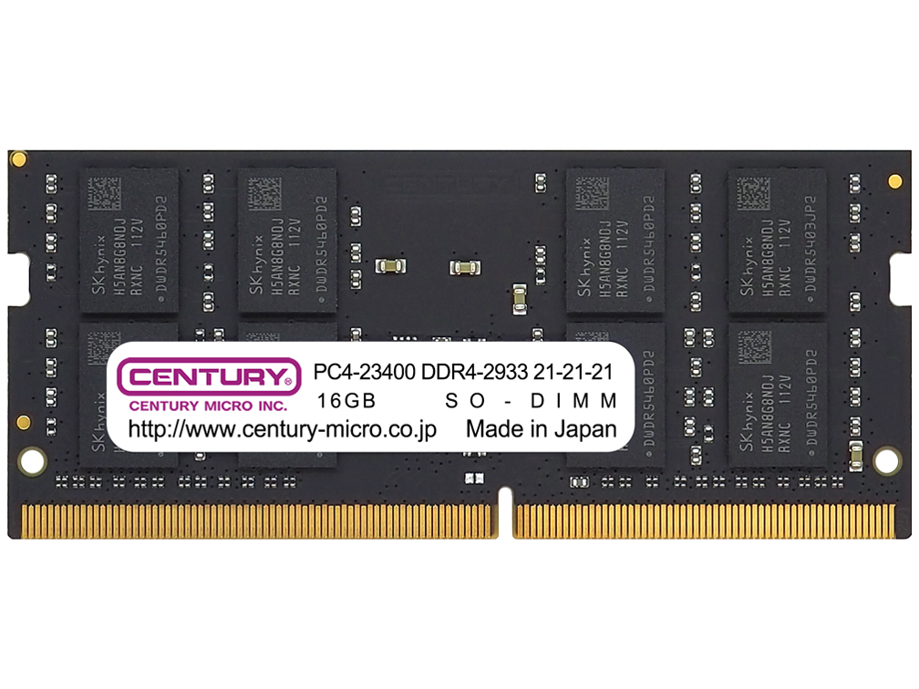 CB16G-SOD4U2933 [SODIMM DDR4 PC4-23400 16GB] �̐��i�摜