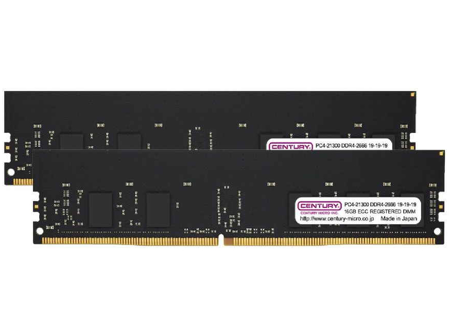 CB16GX2-D4RE266681 [DDR4 PC4-21300 16GB 2���g ECC Registered] �̐��i�摜