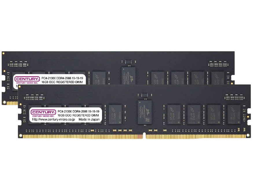 CB16GX2-D4RE266682 [DDR4 PC4-21300 16GB 2���g ECC Registered] �̐��i�摜
