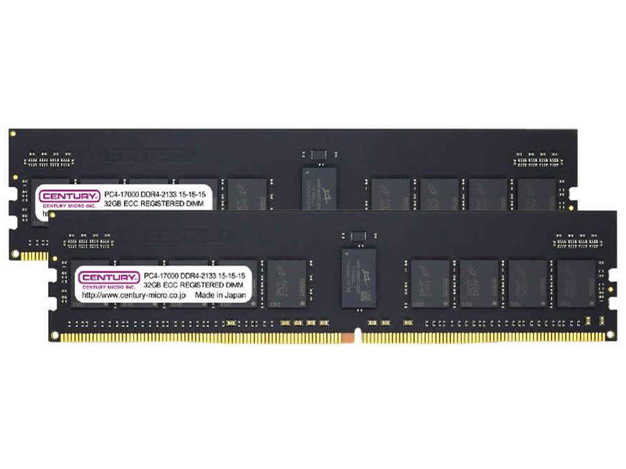 CB32GX2-D4RE213382 [DDR4 PC4-17000 32GB 2���g ECC Registered] �̐��i�摜