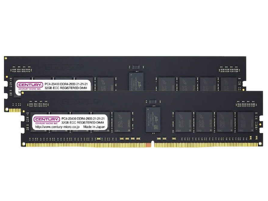 CB32GX2-D4RE293382 [DDR4 PC4-23400 32GB 2���g ECC Registered] �̐��i�摜