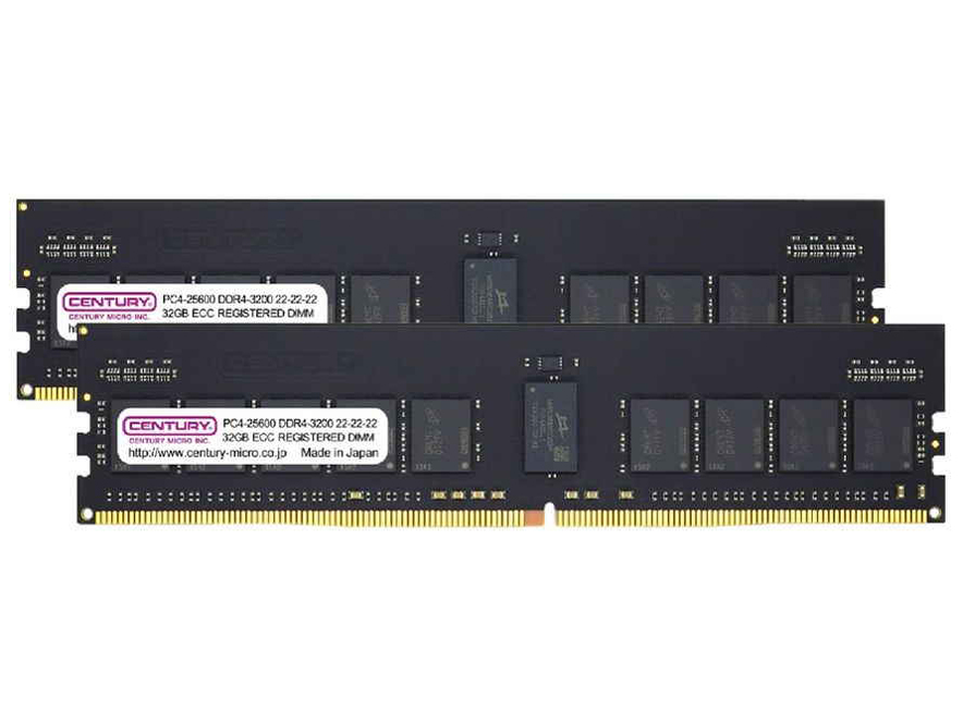 CB32GX2-D4RE320082 [DDR4 PC4-25600 32GB 2���g ECC Registered] �̐��i�摜