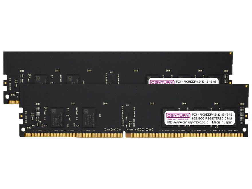 CB8GX2-D4RE213381 [DDR4 PC4-17000 8GB 2���g ECC Registered] �̐��i�摜