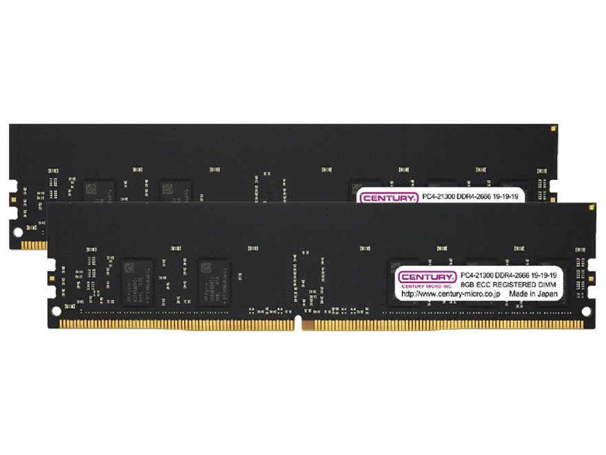 CB8GX2-D4RE266681 [DDR4 PC4-21300 8GB 2���g ECC Registered] �̐��i�摜