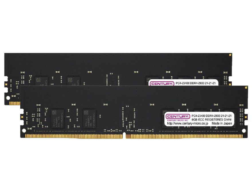 CB8GX2-D4RE293381 [DDR4 PC4-23400 8GB 2���g ECC Registered] �̐��i�摜