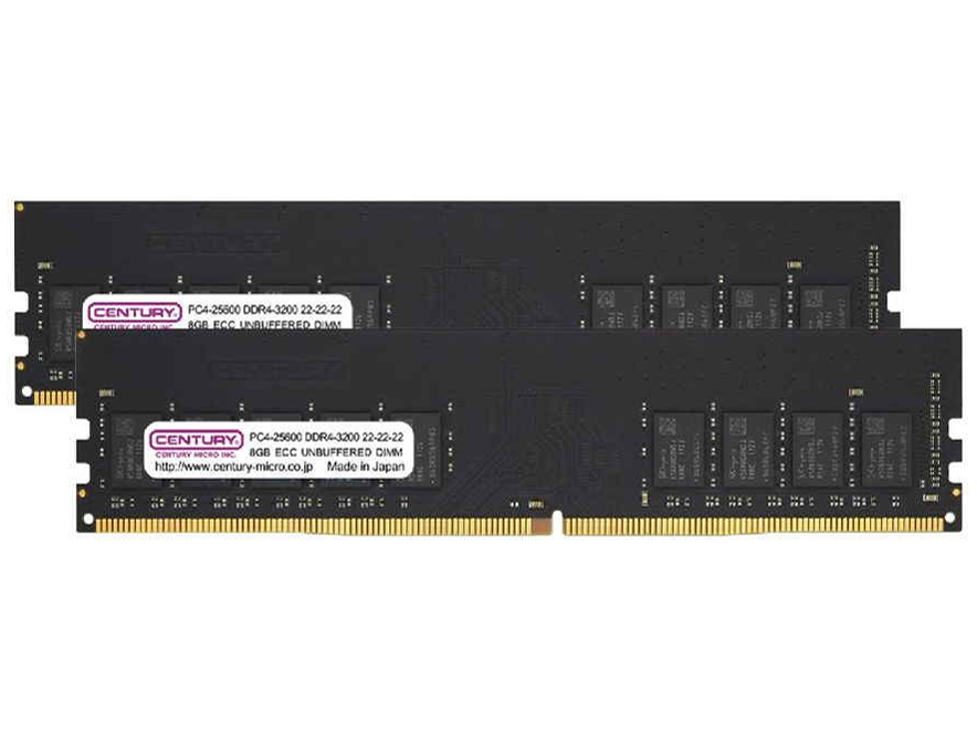 CB8GX2-D4UE3200H [DDR4 PC4-25600 8GB 2���g ECC] �̐��i�摜