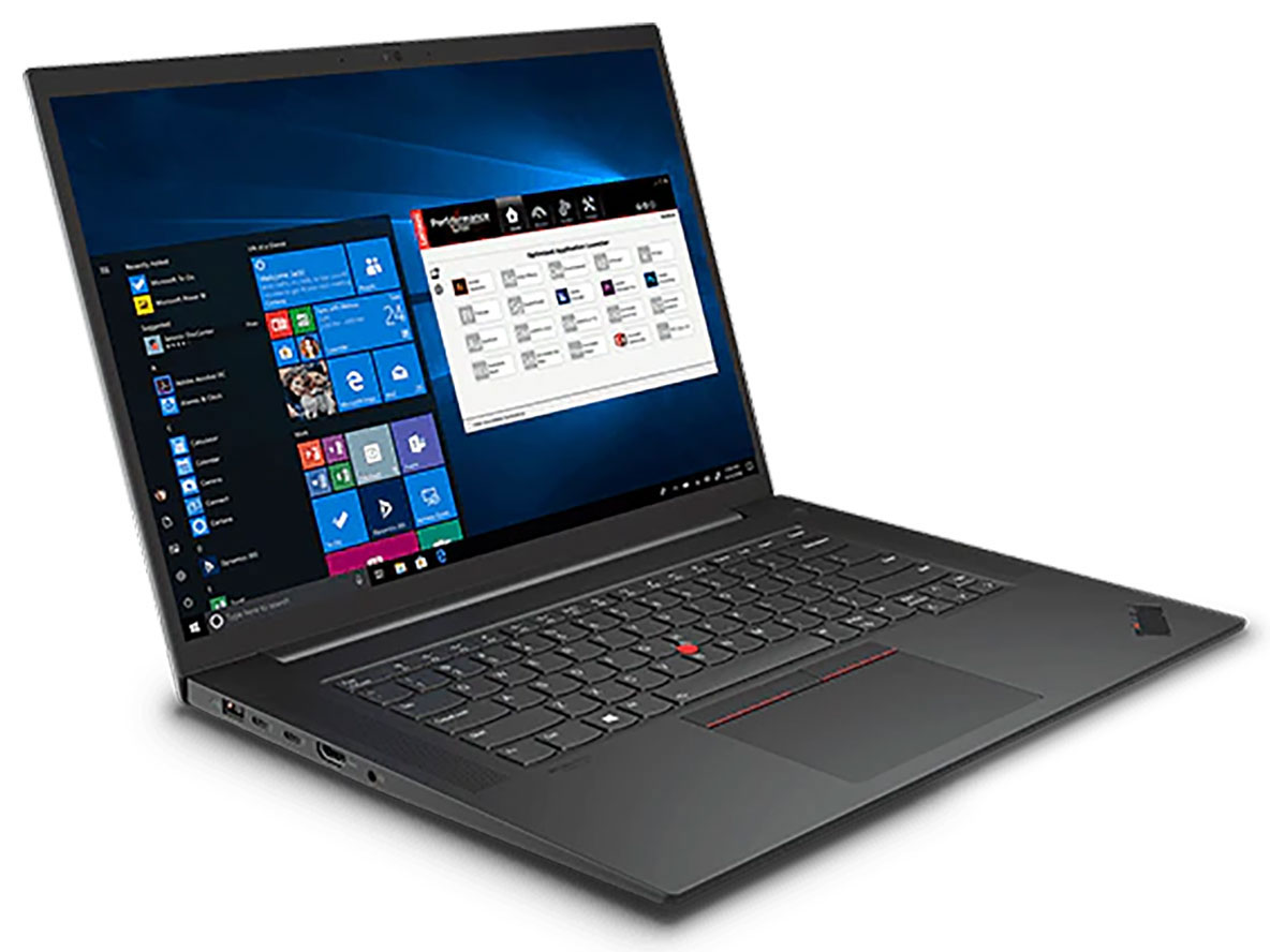ThinkPad P1 Gen 4 Windows 10 Pro�ECore i9 11950H�E16GB�������[�E512GB SSD�ERTX 3080�E16�^WQXGA�t������ 20Y4S5H900 [�u���b�N] �̐��i�摜