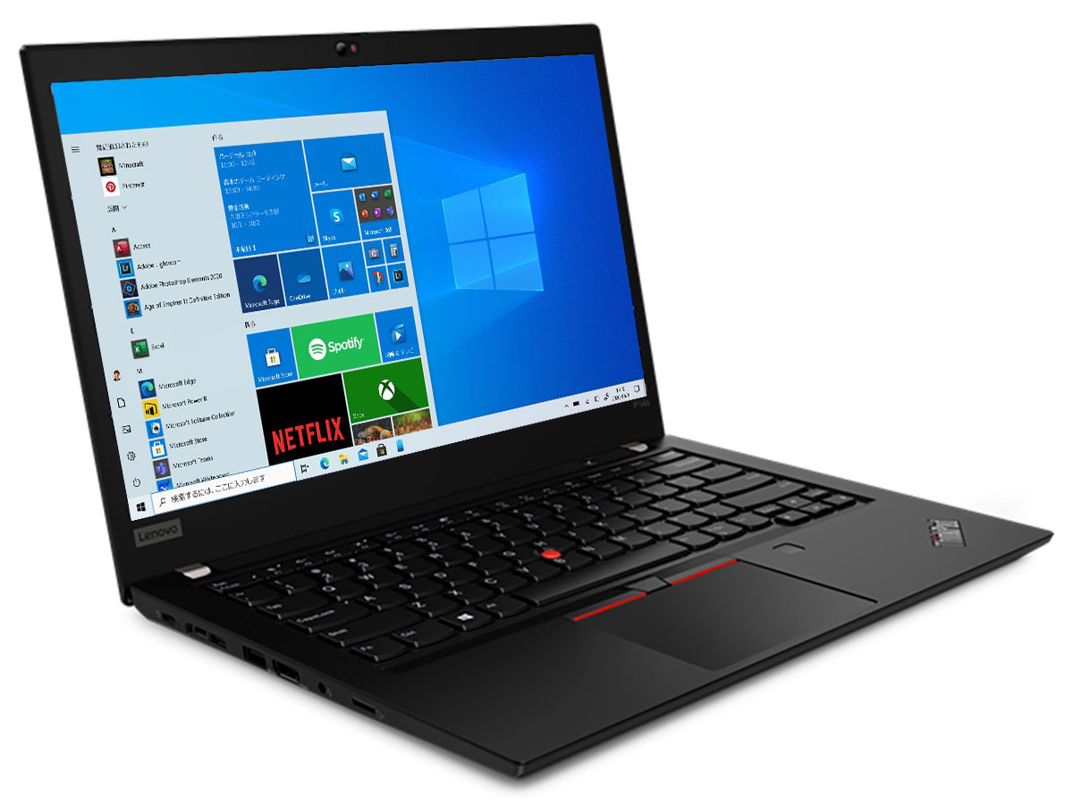 ThinkPad P14s Gen 2 Windows 10 Pro�ECore i7 1165G7�E16GB�������[�E512GB SSD�ENVIDIA T500�E14�^�t��HD�t������ 20VYS0U400 [�u���b�N] �̐��i�摜