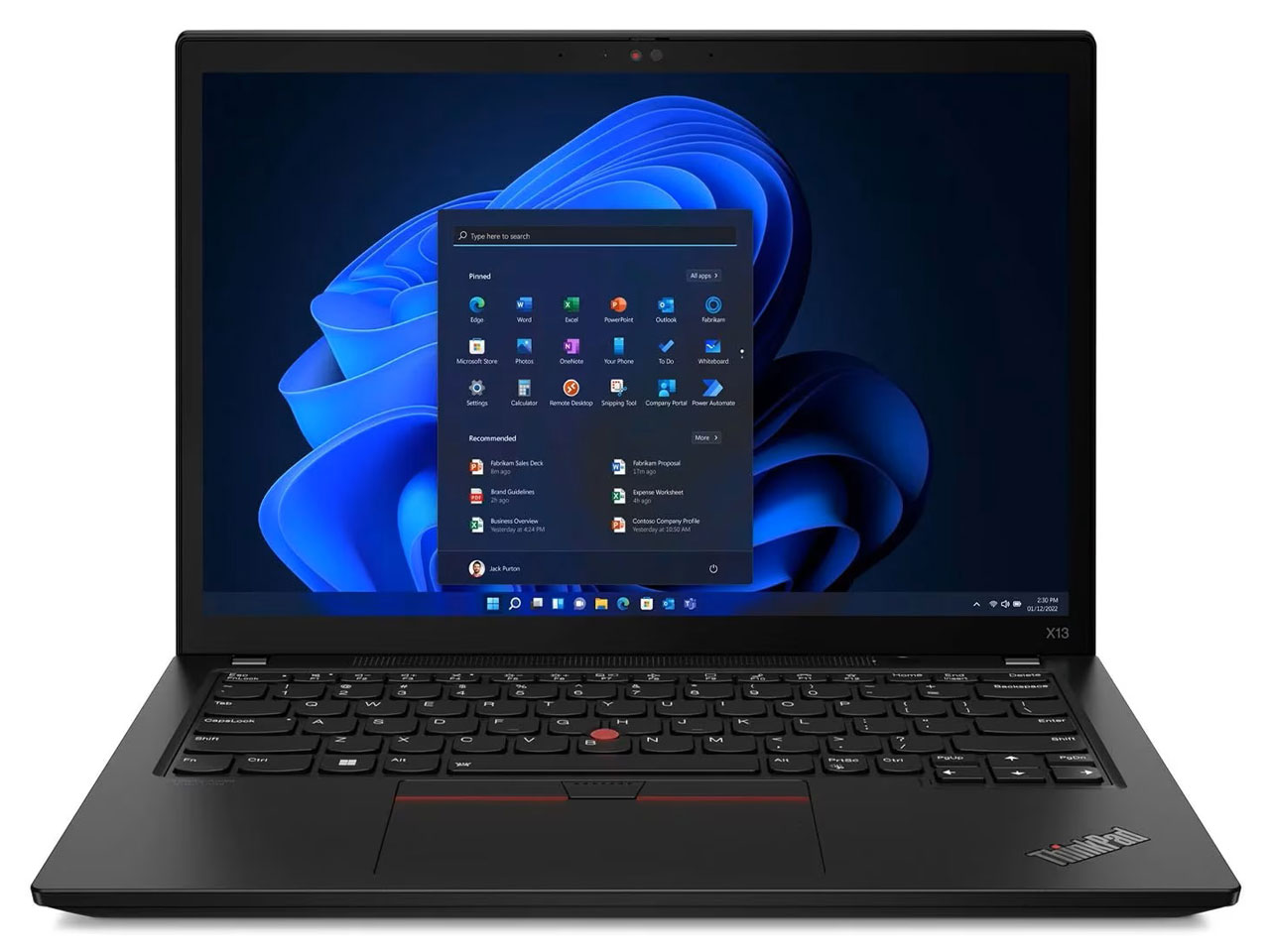 ThinkPad X13 Gen 3 21BQ003HJP [�u���b�N] �̐��i�摜