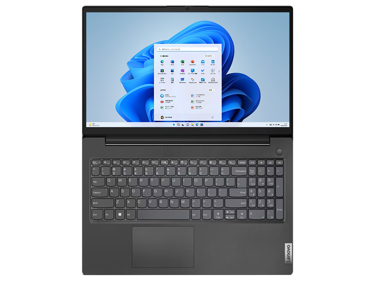 Lenovo V15 Gen 4 AMD Athlon Silver 7120U�E8GB�������[�E256GB SSD�E15.6�^�t��HD�t������ 82YU00XKJP [�u���b�N]