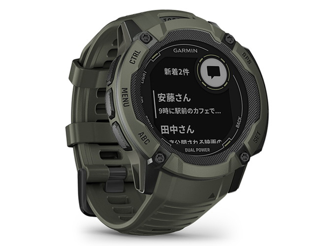 Instinct 2X Dual Power 010-02805-52 [Moss]