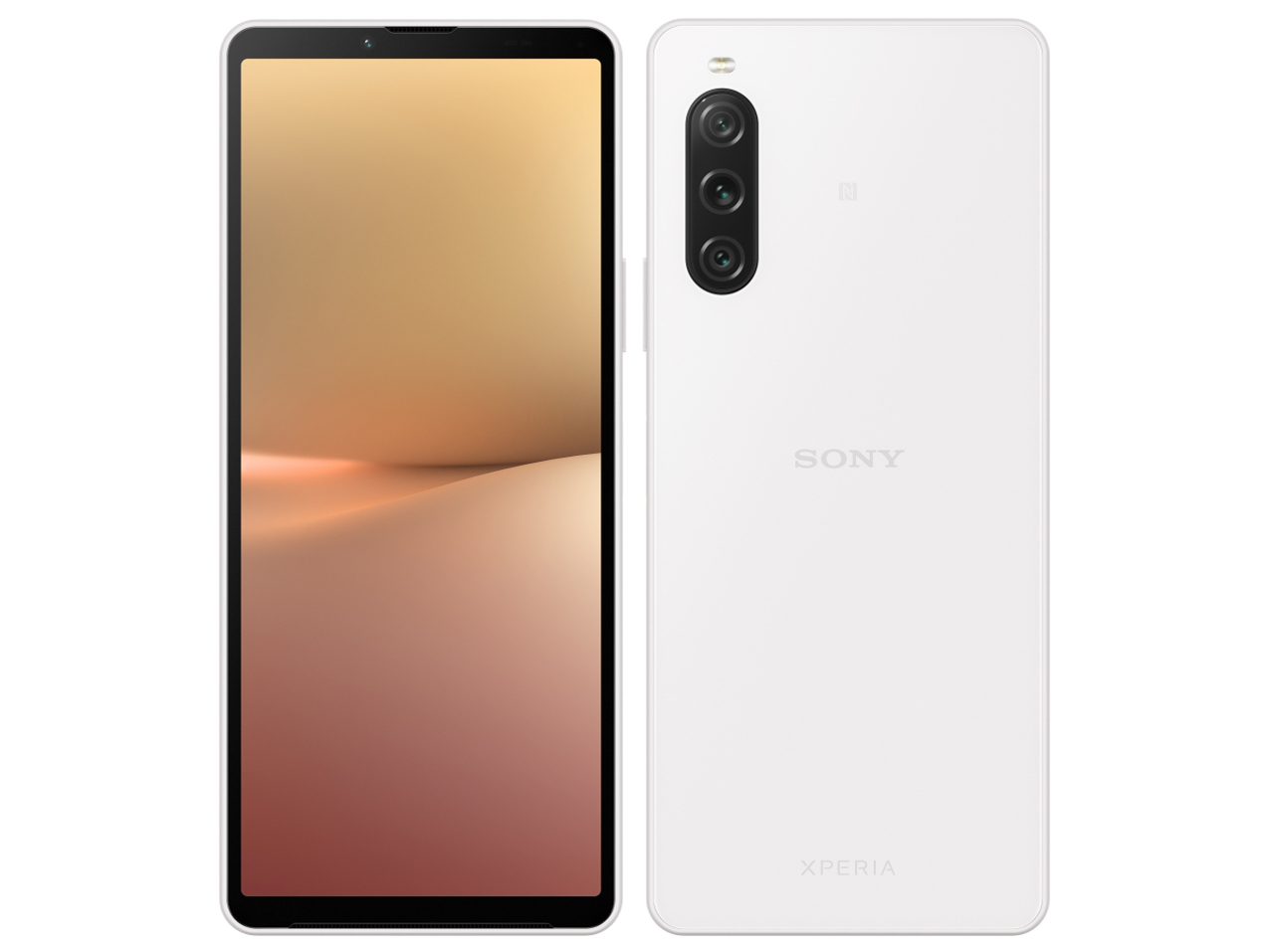 Xperia 10 V SoftBank [�z���C�g] �̐��i�摜