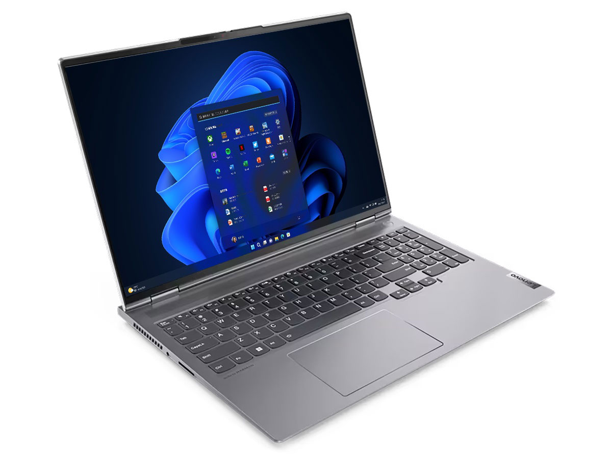 ThinkBook 16p Gen 3 Windows 11 Pro�EAMD Ryzen 7 6800H�E16GB�������[�E512GB SSD�ERTX 3060�E16�^WQXGA�t������ �I�t�B�X�t�� 21EK000JJP [�~�l�����O���[] �̐��i�摜