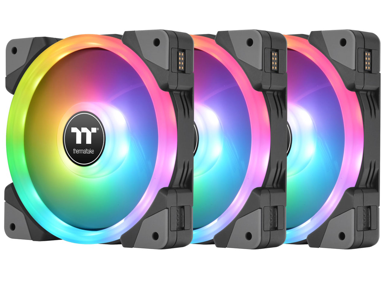 SWAFAN EX12 RGB 3-Fan Pack CL-F143-PL12SW-A [�u���b�N] �̐��i�摜