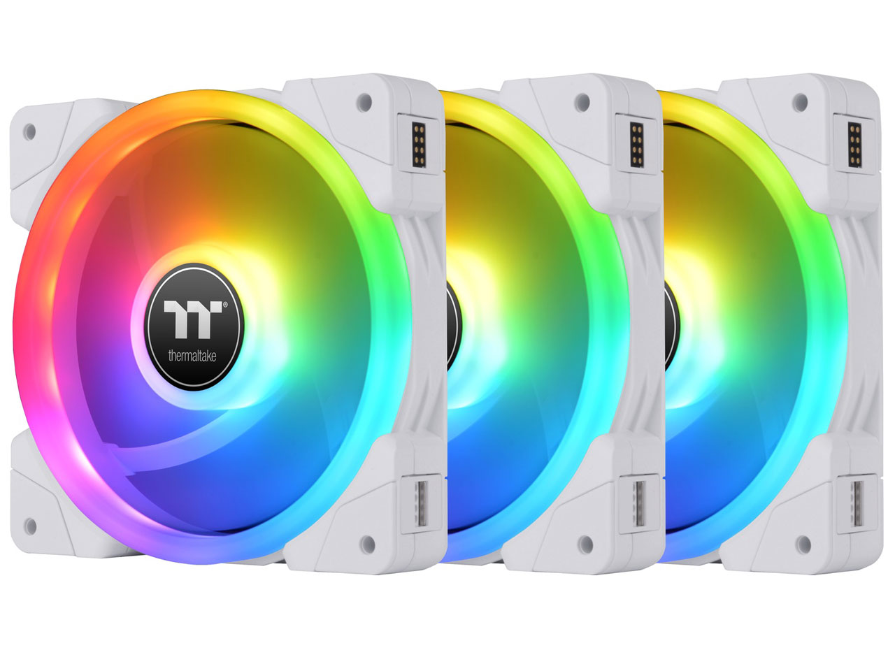 SWAFAN EX12 RGB White 3-Fan Pack CL-F161-PL12SW-A [�z���C�g] �̐��i�摜