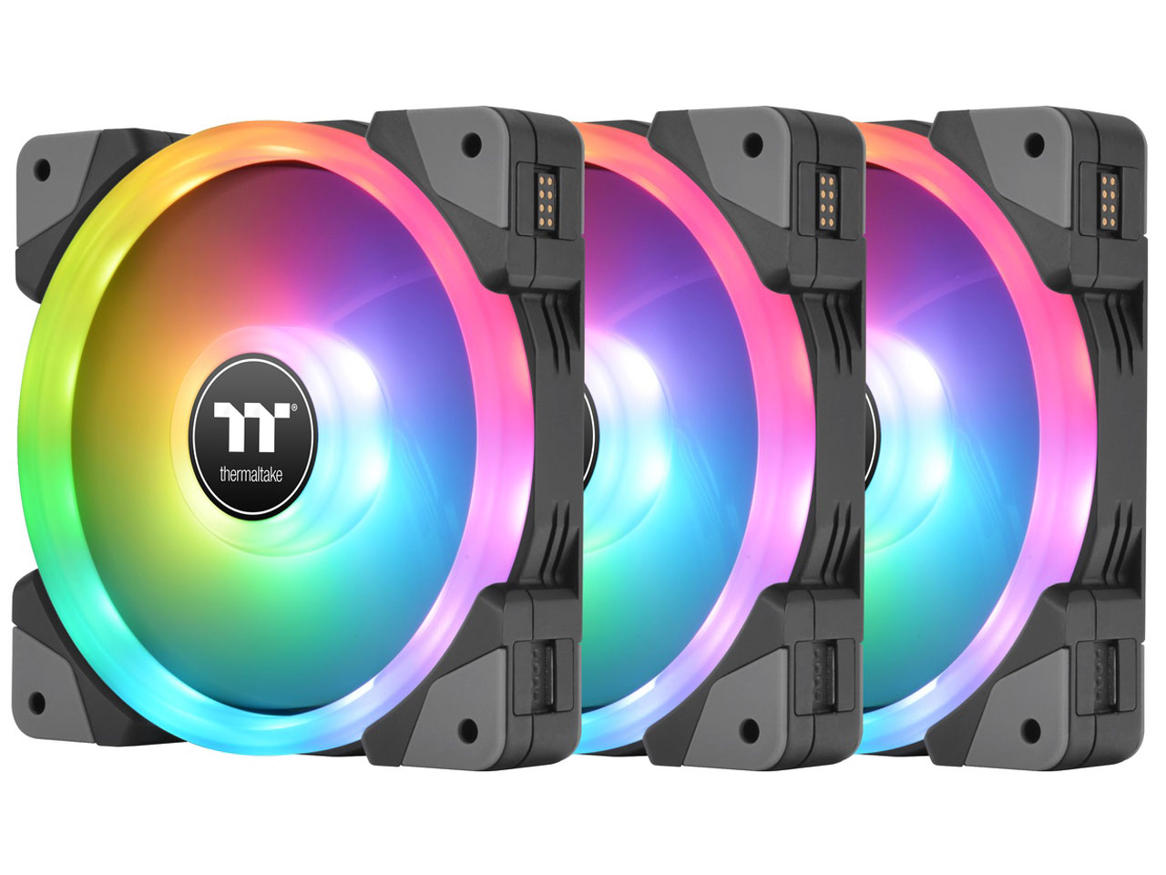 SWAFAN EX14 RGB 3-Fan Pack CL-F144-PL14SW-A [�u���b�N] �̐��i�摜