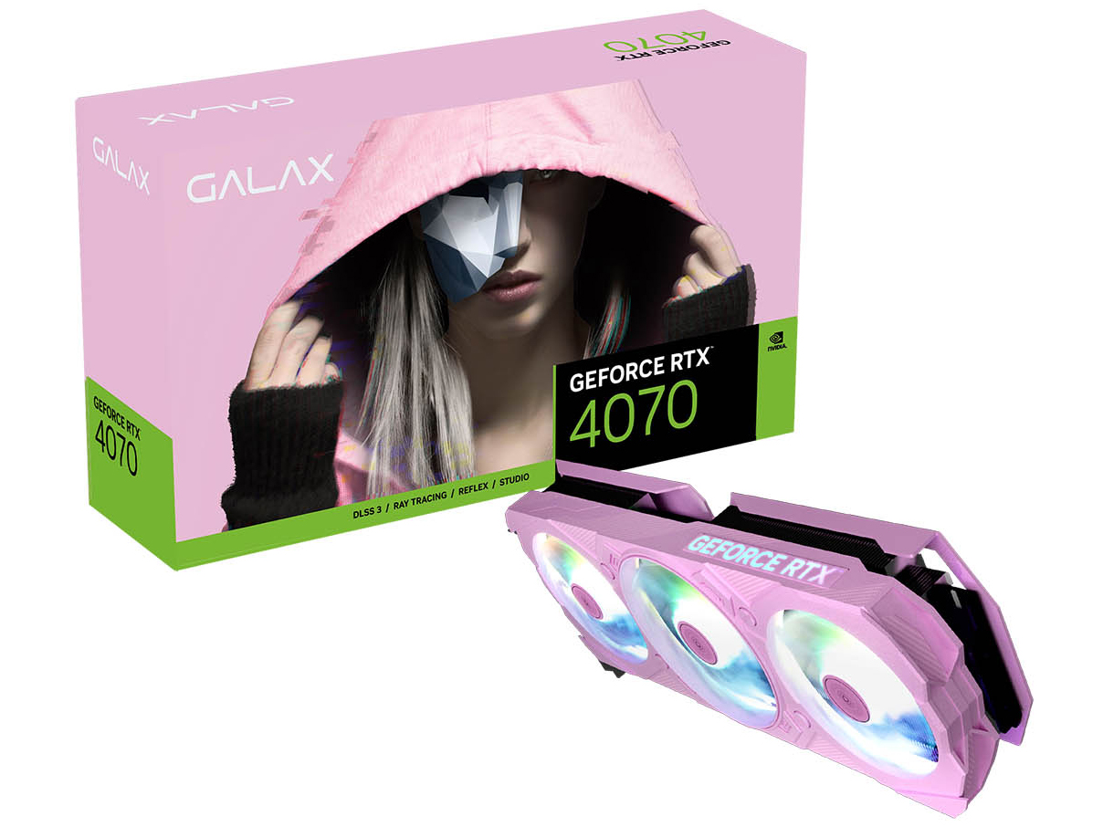 GK-RTX4070-E12GB/PINK/TP [PCIExp 12GB] �̐��i�摜