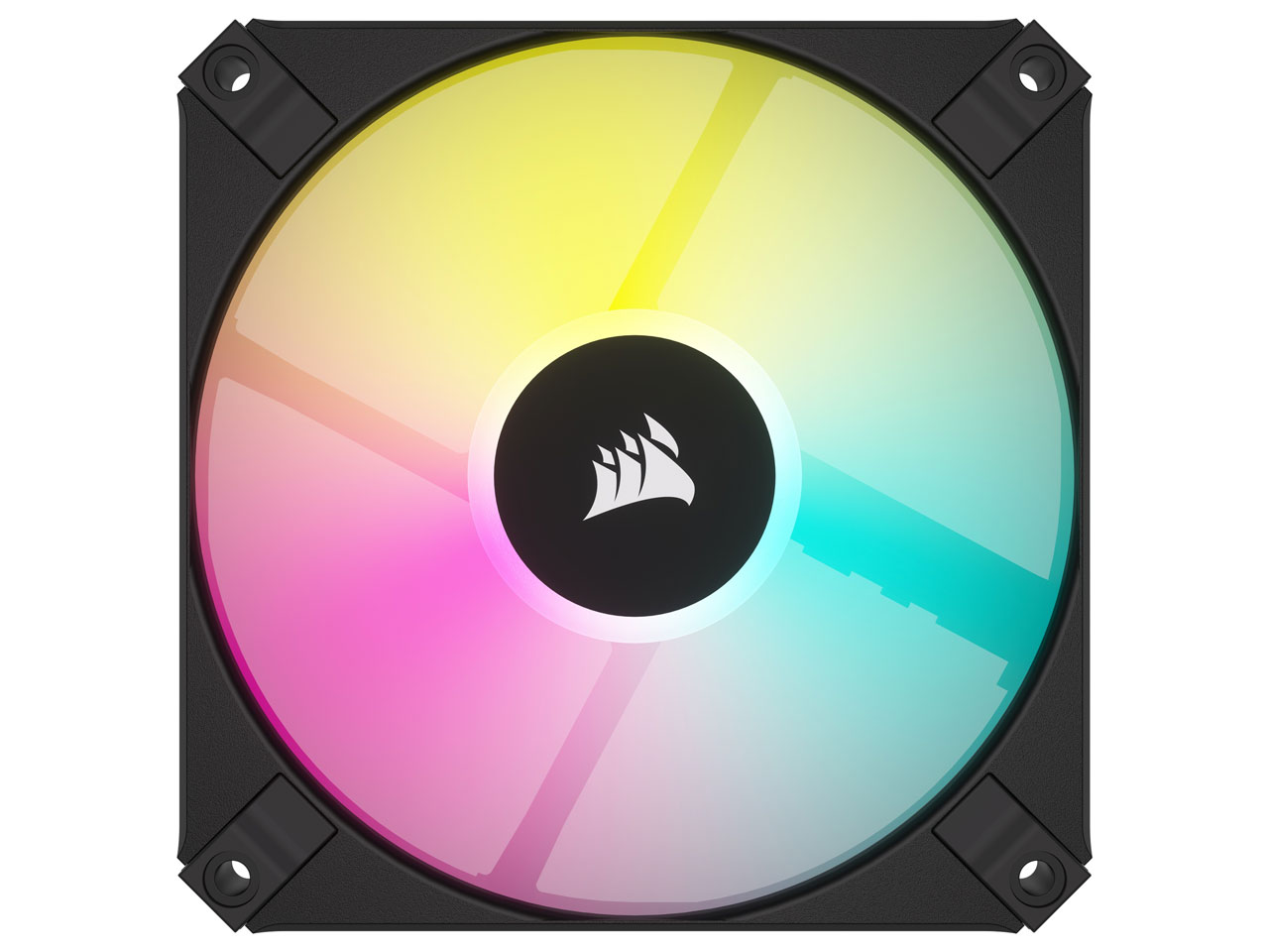 iCUE AF120 RGB SLIM Dual Pack with Lighting Node CORE CO-9050163-WW [�u���b�N] �̐��i�摜