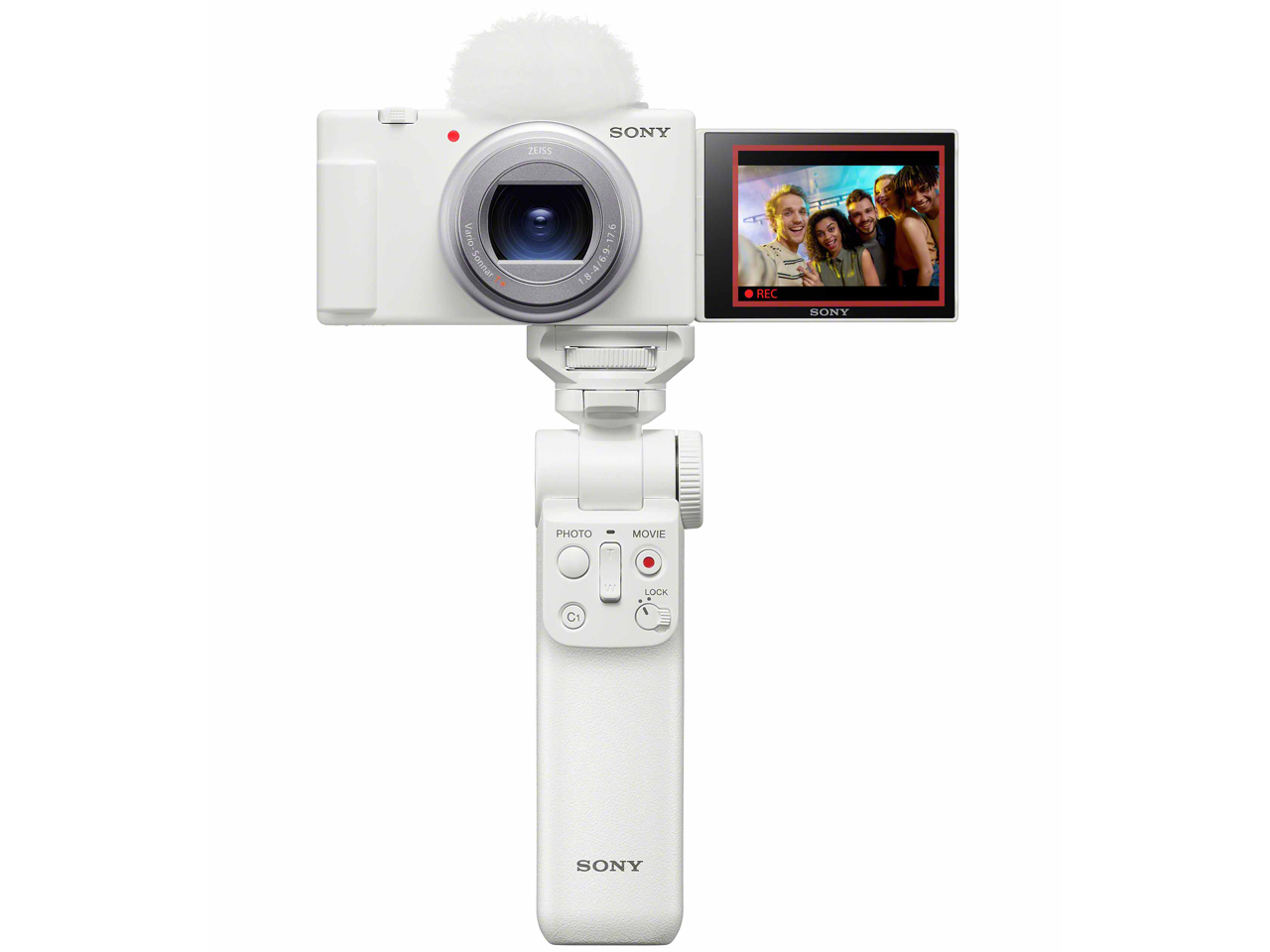 デジタルカメラ SONY VLOGCAM ZV-1M2 SHOOTING GRIP KIT Sony Vlogcam ZV-1M2 White Shooting Grip Kit *Japanese