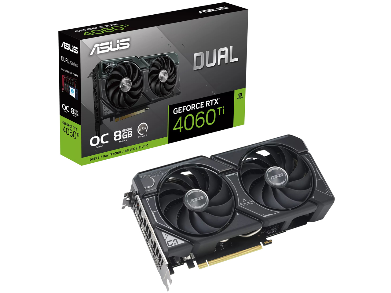 DUAL-RTX4060TI-O8G [PCIExp 8GB] �̐��i�摜