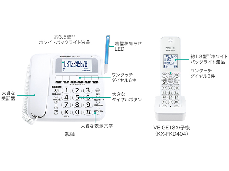 VE-GE18DL-W [�z���C�g]