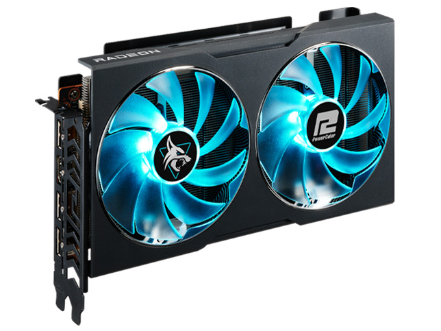 PowerColor Hellhound AMD Radeon RX 7600 8GB GDDR6 RX7600 8G-L/OC [PCIExp 8GB]