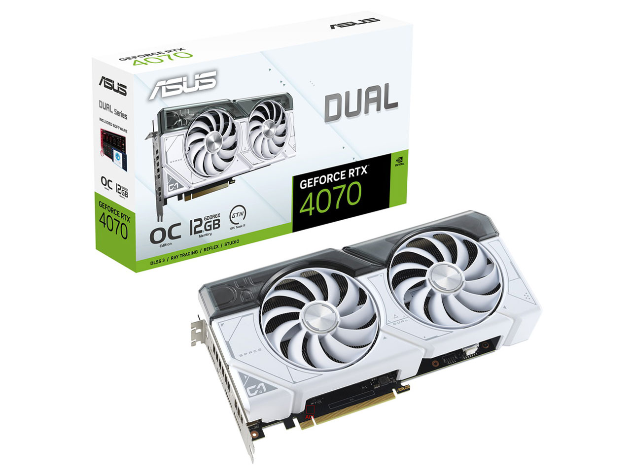 断*性様 GeForce RTX 4070 12GB DUAL ASUS Dual GeForce RTX™ 4070 EVO OC Edition 12GB GDDR6X
