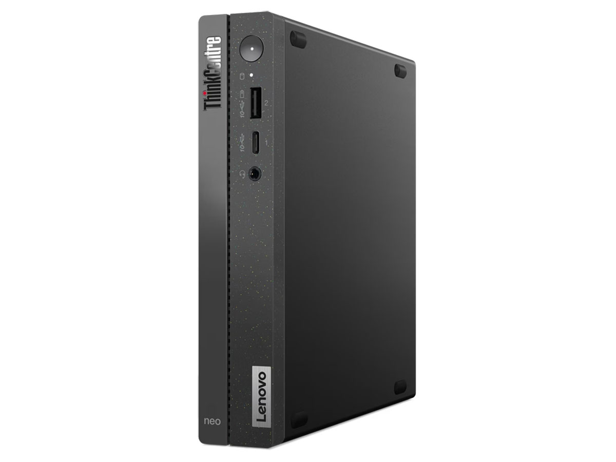 ThinkCentre neo 50q Tiny Gen 4 Windows 11 Pro�ECore i5 13420H�E16GB�������[�E512GB SSD���� �I�t�B�X�t�� 12LNA00BJP [�u���b�N] �̐��i�摜