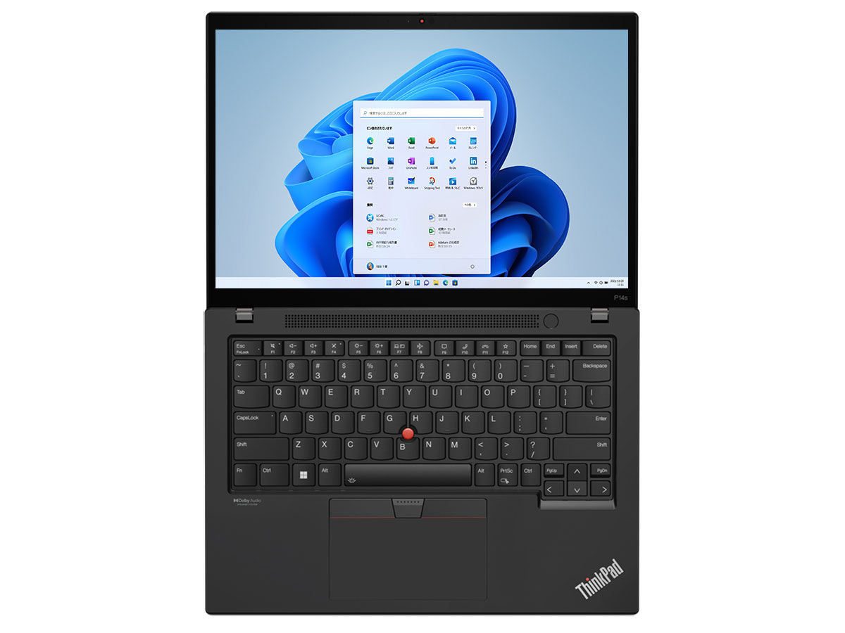 ThinkPad P14s Gen 3 Core i5 1240P�E8GB�������[�E256GB SSD�EQuadro T550�E14�^WUXGA�t������ 21AKCTO1WW [�u���b�N]