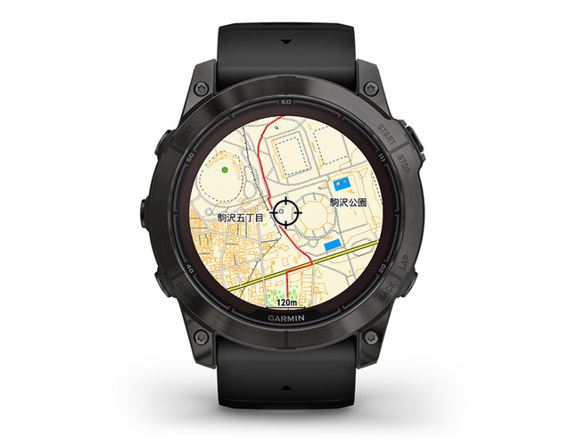 fenix 7X Pro Sapphire Dual Power 010-02778-52 [Ti Carbon Gray DLC/Black]