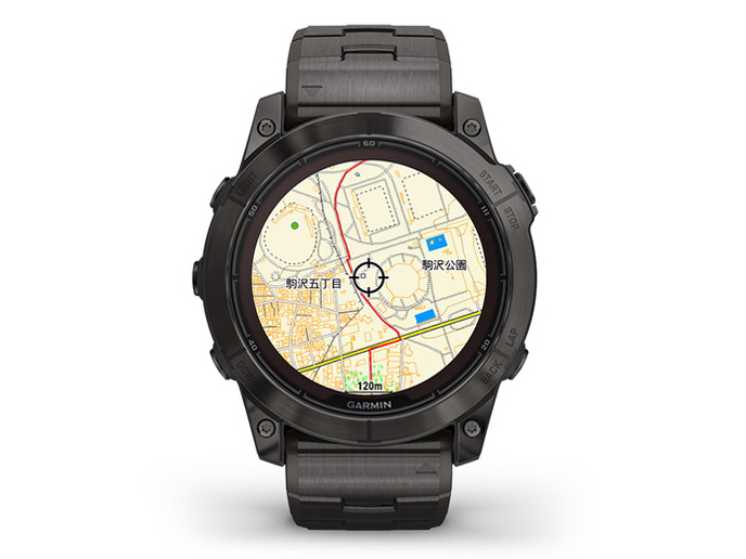 fenix 7X Pro Sapphire Dual Power 010-02778-92 [Ti Carbon Gray DLC/Carbon Gray Metal Band]