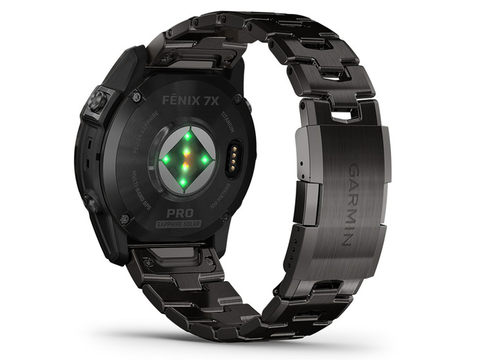 fenix 7X Pro Sapphire Dual Power 010-02778-92 [Ti Carbon Gray DLC/Carbon Gray Metal Band]