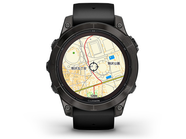 fenix 7 Pro Sapphire Dual Power 010-02777-52 [Ti Carbon Gray DLC/Black]