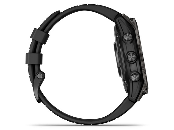 fenix 7 Pro Sapphire Dual Power 010-02777-52 [Ti Carbon Gray DLC/Black]