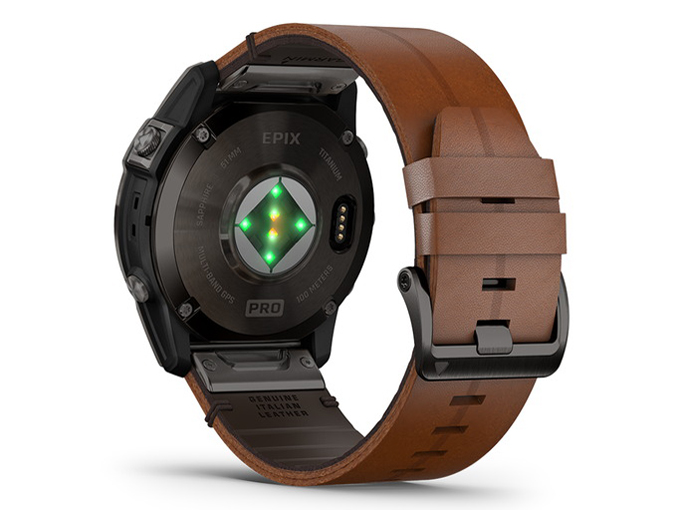 epix Pro (Gen 2) 51mm 010-02804-71 [Ti Carbon Gray DLC/Chestnut Leather Band]