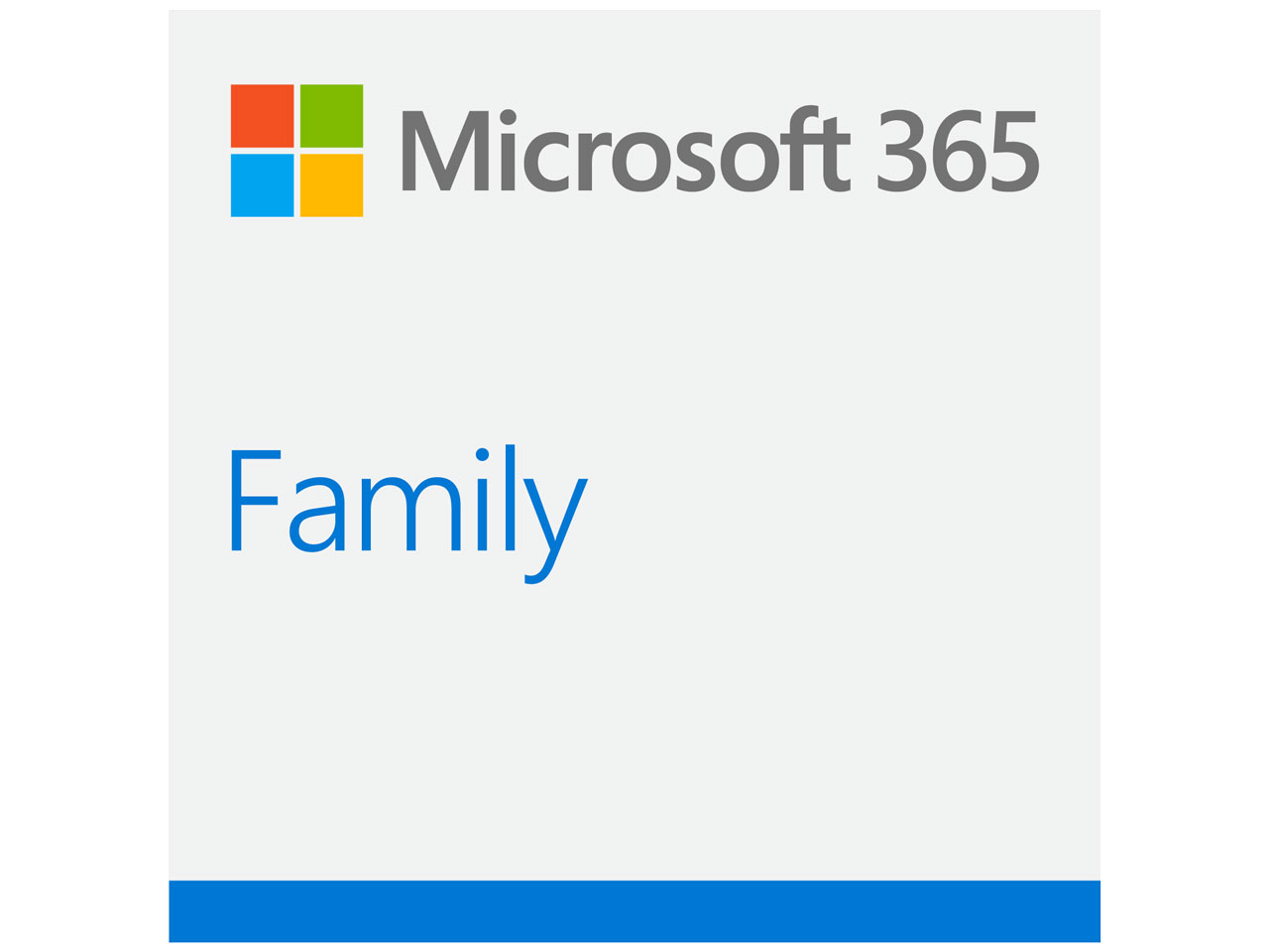 Microsoft 365 Family �_�E�����[�h�� �̐��i�摜