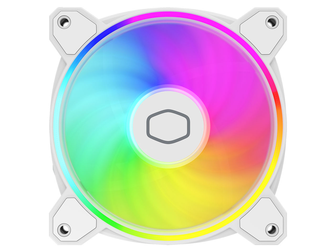 MasterFan MF120 Halo2 White Edition MFL-B2DW-21NP2-R2 [�z���C�g] �̐��i�摜