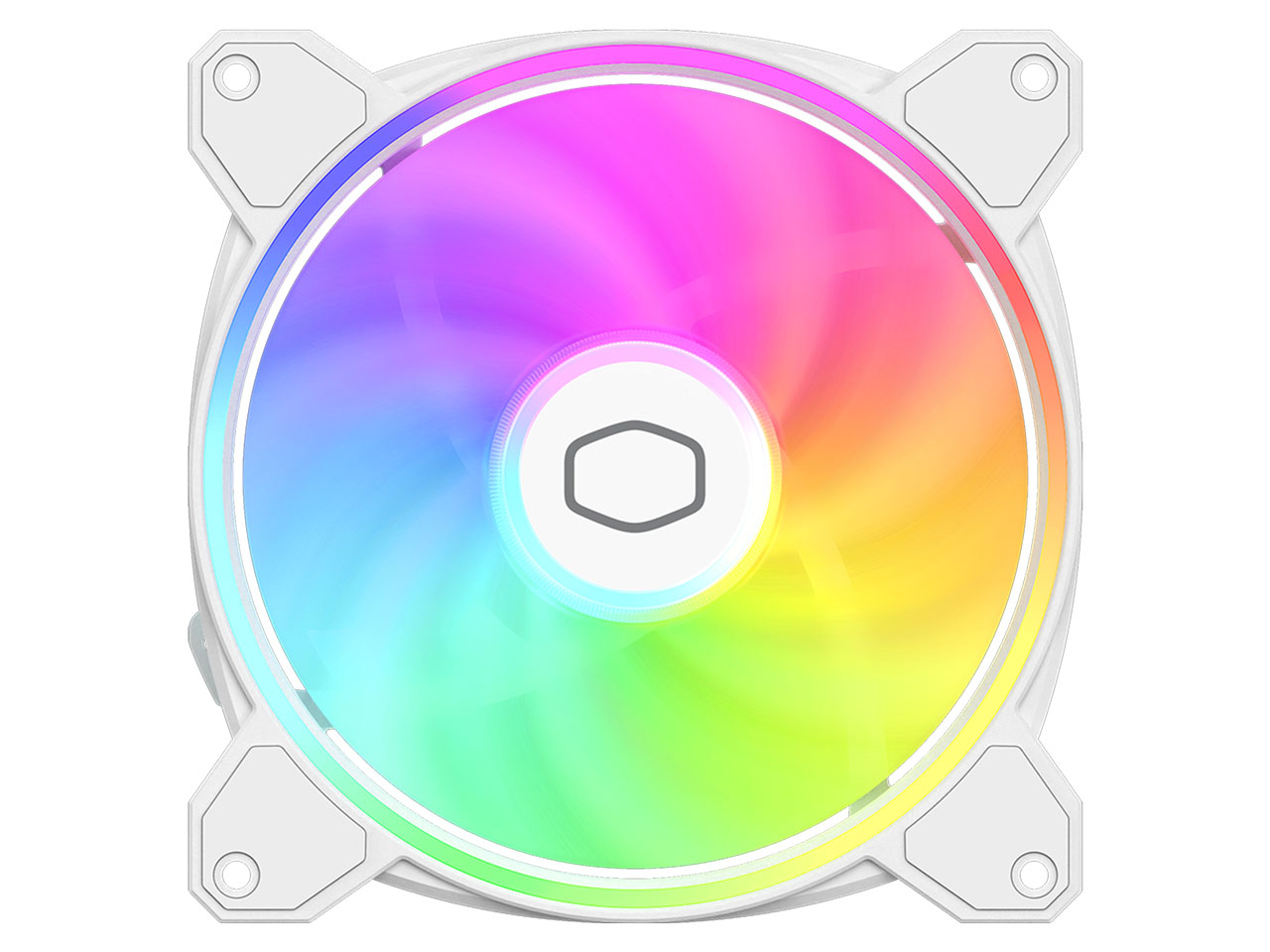 MasterFan MF140 Halo2 White Edition MFL-B4DW-16NP2-R2 [�z���C�g] �̐��i�摜