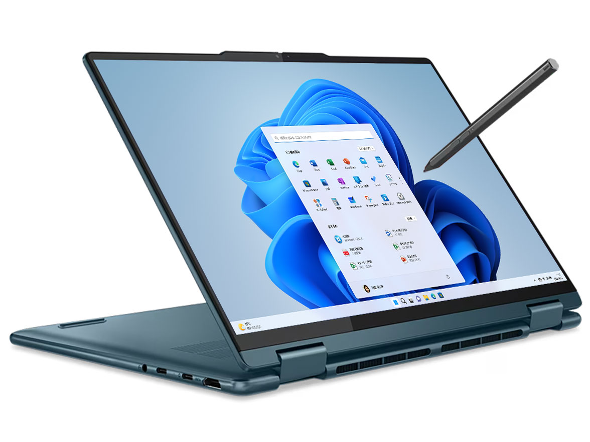 Lenovo Yoga 7 Gen 8 AMD Ryzen 7 7735U�E16GB�������[�E512GB SSD�E14�^2.8K OLED���� �}���`�^�b�`�Ή� 82YM0045JP [�^�C�_���e�B�[��]