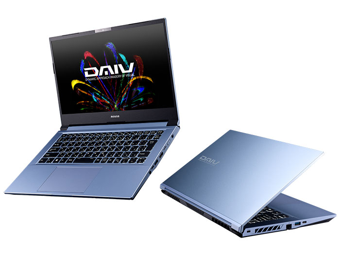 DAIV S4-I7G60CB-B ���i.com���� Core i7 13700H/RTX 4060/16GB������/500GB NVMe Gen4 SSD/14�^�t��HD�t�����ڃ��f�� #S4I7G60CBBCCW101DECKK �̐��i�摜