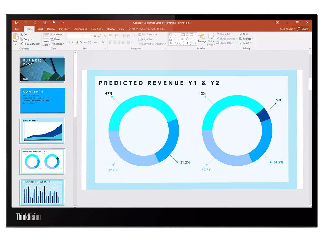 ThinkVision M14d 63AAUAR6JP [14�C���` ��] �̐��i�摜