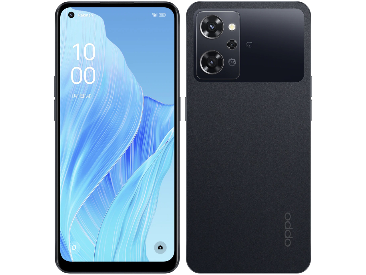 OPPO Reno9 A �y�V���o�C�� [�i�C�g�u���b�N] �̐��i�摜