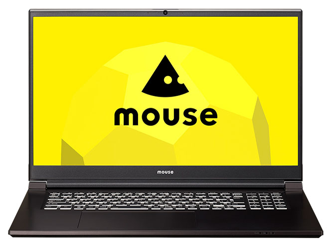 mouse K7-I7G1BBK-A ���i.com���� Core i7 12650H/GTX 1650/32GB������/512GB NVMe SSD/17.3�^�t��HD�t�����ڃ��f�� #K7I7G1BBKABAW102DECKK �̐��i�摜