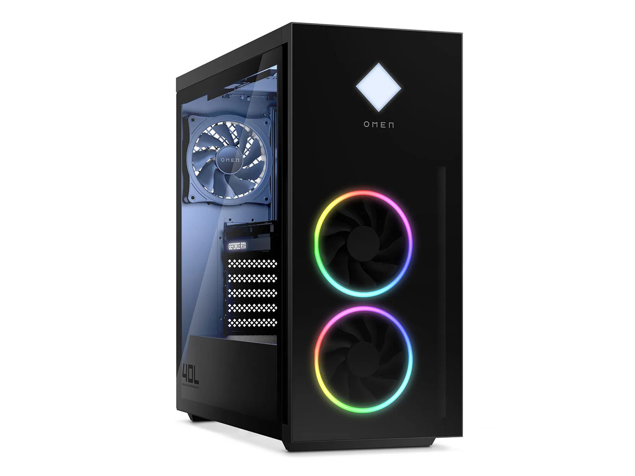 OMEN by HP 40L Desktop GT21 Core i7 13700K/RTX 4070Ti/2TB SSD/32GB������/Windows 11 Pro/����N�[���[���� ���i.com���胂�f�� �̐��i�摜