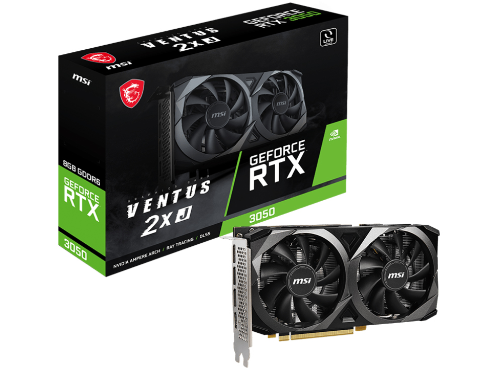 GeForce RTX 3050 VENTUS 2X J 8G OC [8GB] �̐��i�摜