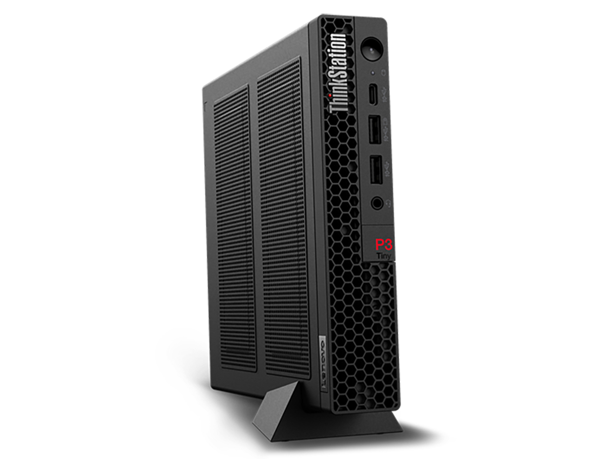 ThinkStation P3 Tiny Windows 11 Pro�ECore i7 13700T�E32GB�������[�E1TB SSD�ENVIDIA T1000���� 30H1CTO1WW �̐��i�摜