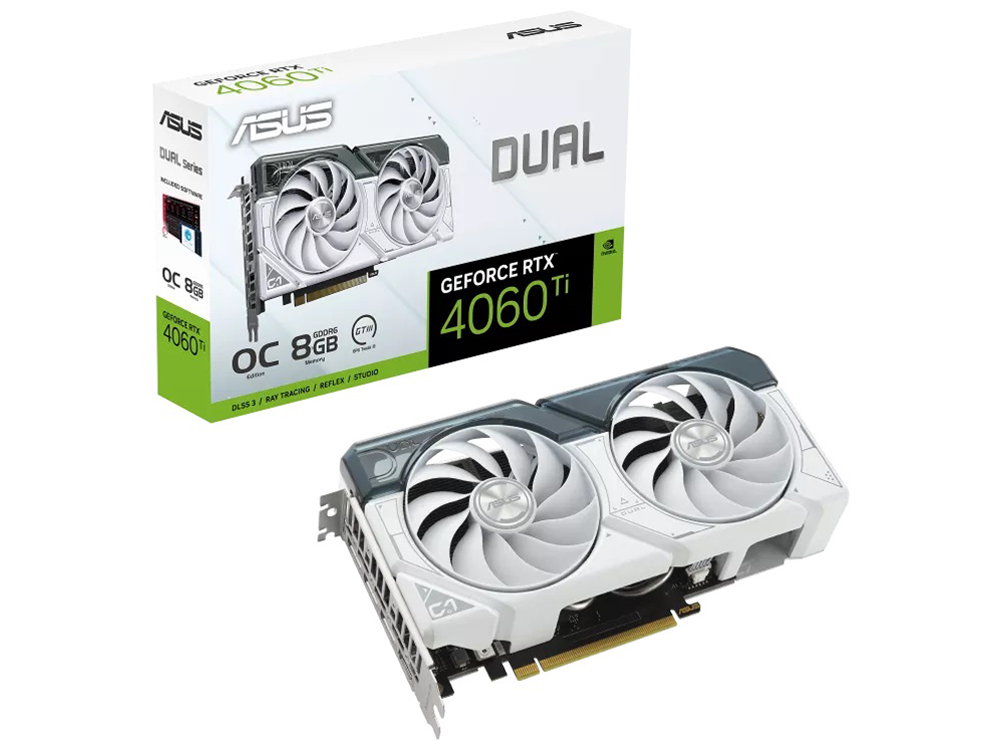 DUAL-RTX4060TI-O8G-WHITE [PCIExp 8GB] �̐��i�摜