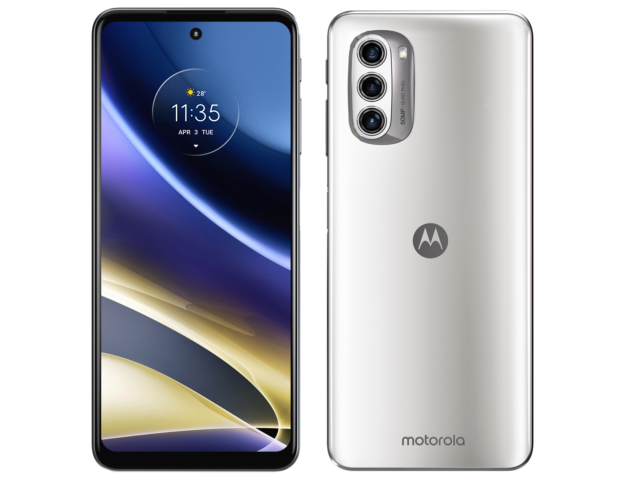 moto g52j 5G II SIM�t���[ [�p�[���z���C�g] �̐��i�摜